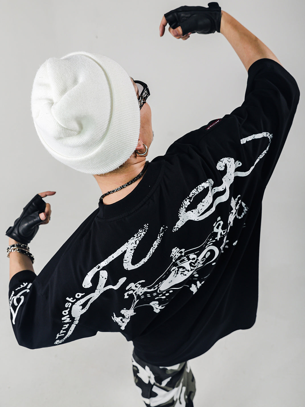 ACUSA | "YING YANG" Oversized Cotton Tee - PSYLOS 1, ACUSA | "YING YANG" Oversized Cotton Tee, Tops, ACUSA, PSYLOS 1